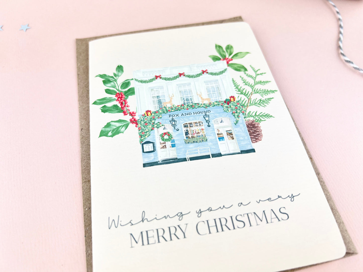 Christmas Street Shops Cards Multi Pack