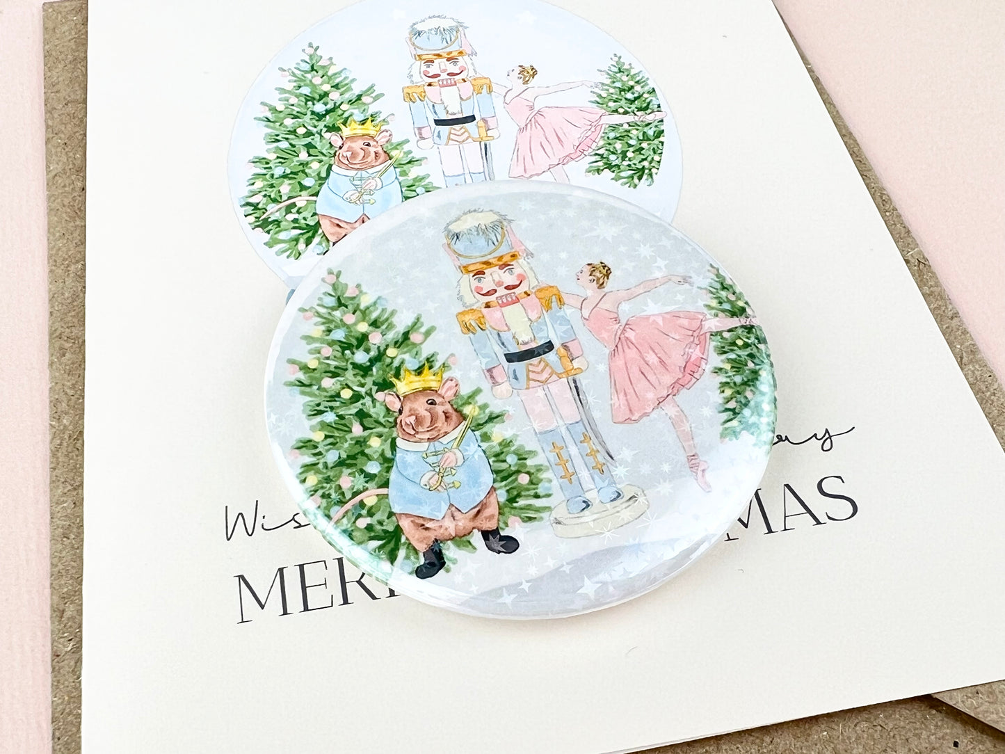 Nutcracker Badge Card Personalised