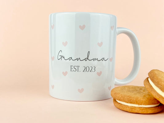 Personalised New Grandma Mug