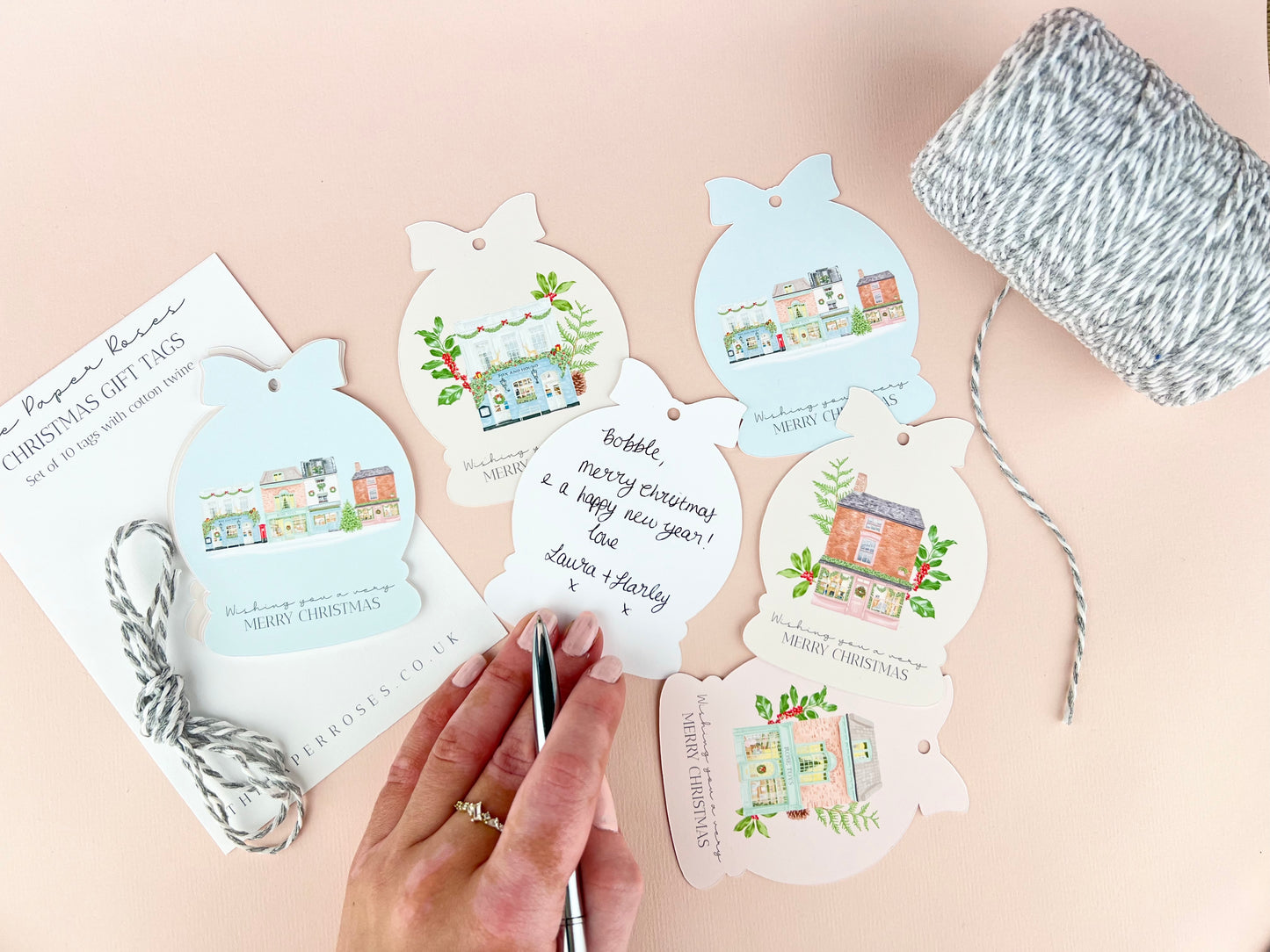 Christmas Shops Gift Tag Set