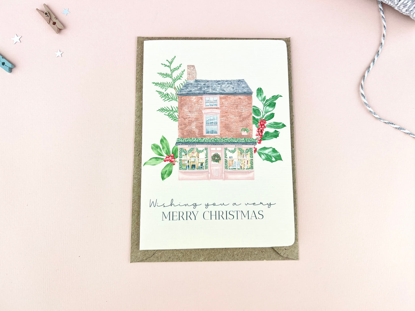 Christmas Street Shops Cards Multi Pack