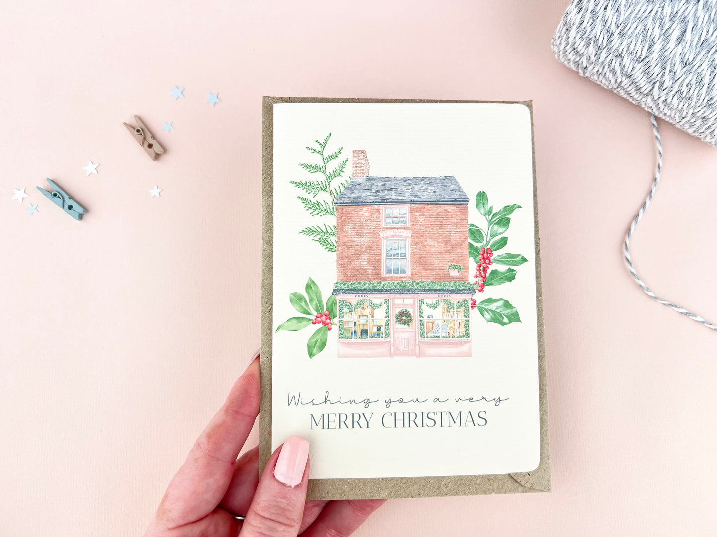 Christmas Street Shops Cards Multi Pack