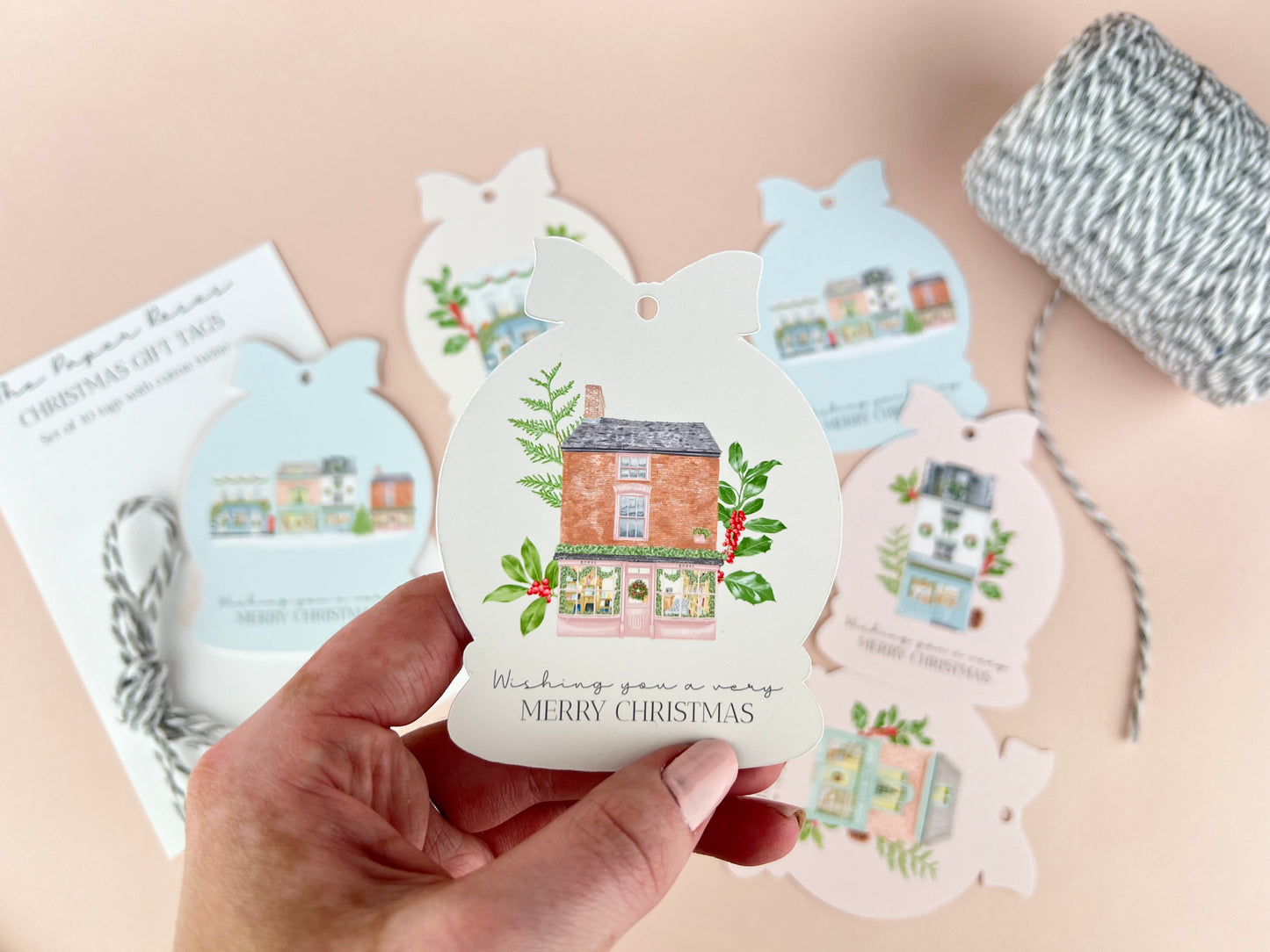 Christmas Shops Gift Tag Set