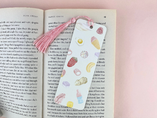 Sweets Bookmark with Tassel