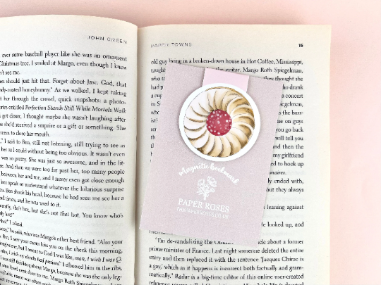 Jam Biscuit Magnetic Bookmark
