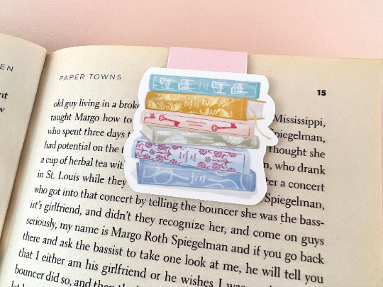 Jane Austen Book Stack Magnetic Bookmark