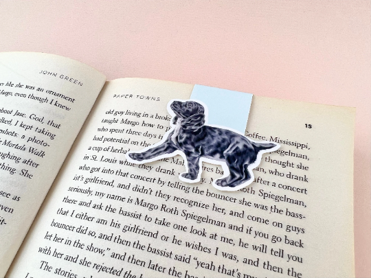 Spaniel Puppy Dog Magnetic Bookmark