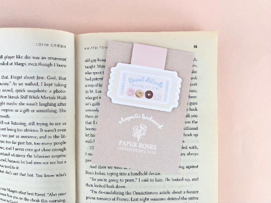 Donut Disturb Ticket Magnetic Bookmark
