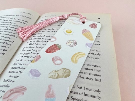 Sweets Bookmark with Tassel