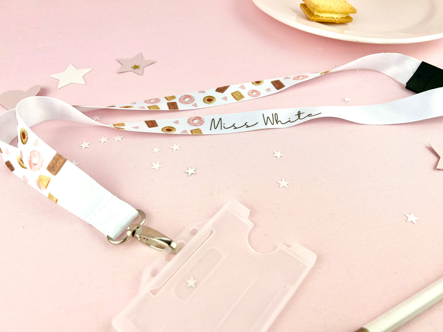 Biscuits Personalised Lanyard