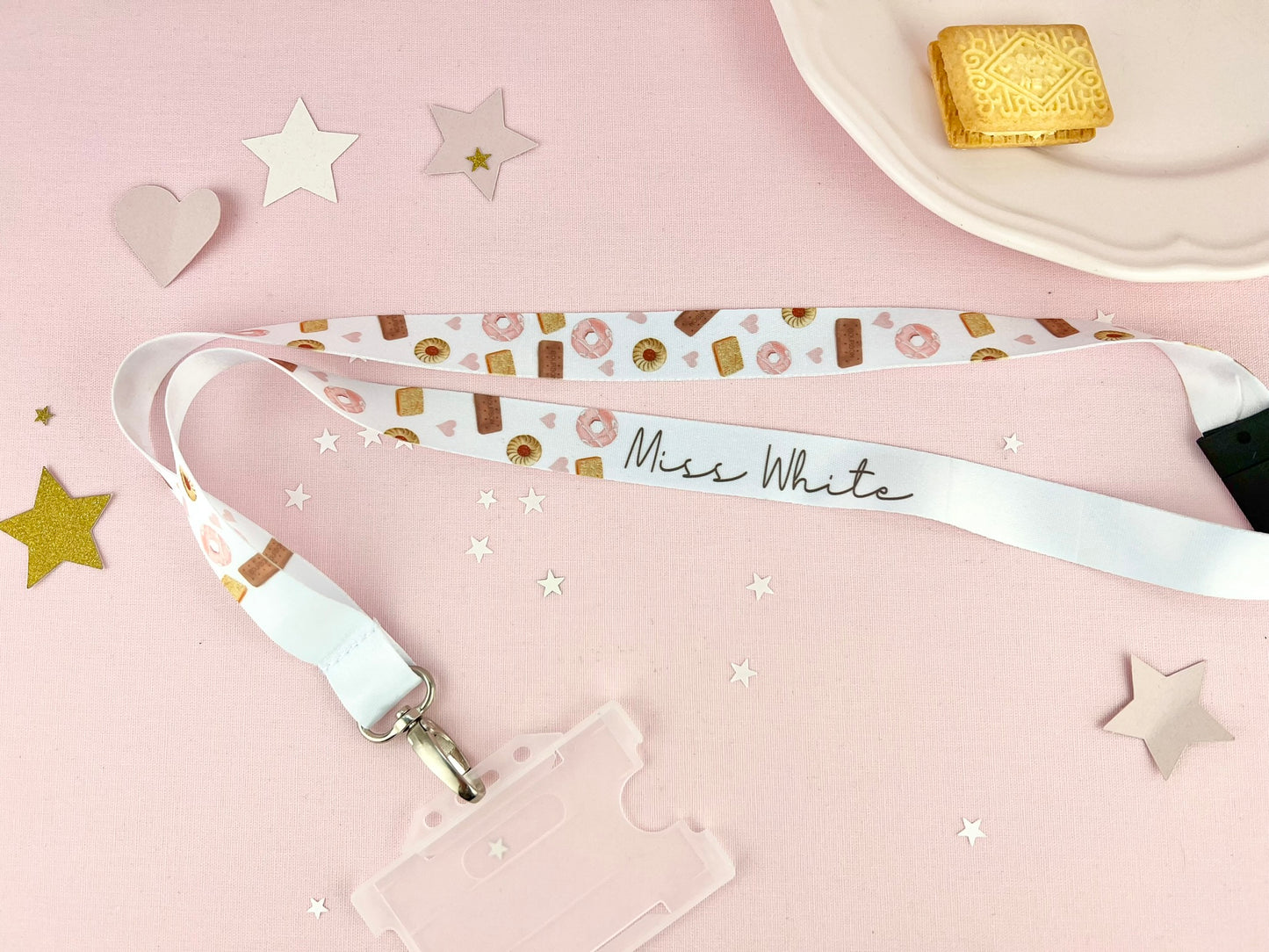 Biscuits Personalised Lanyard
