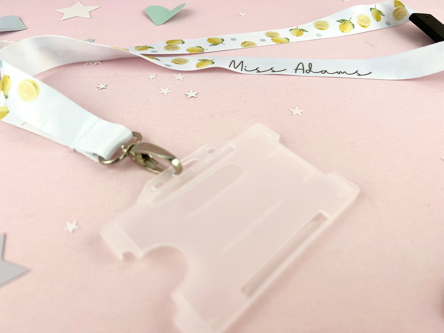 Lemons Personalised Lanyard