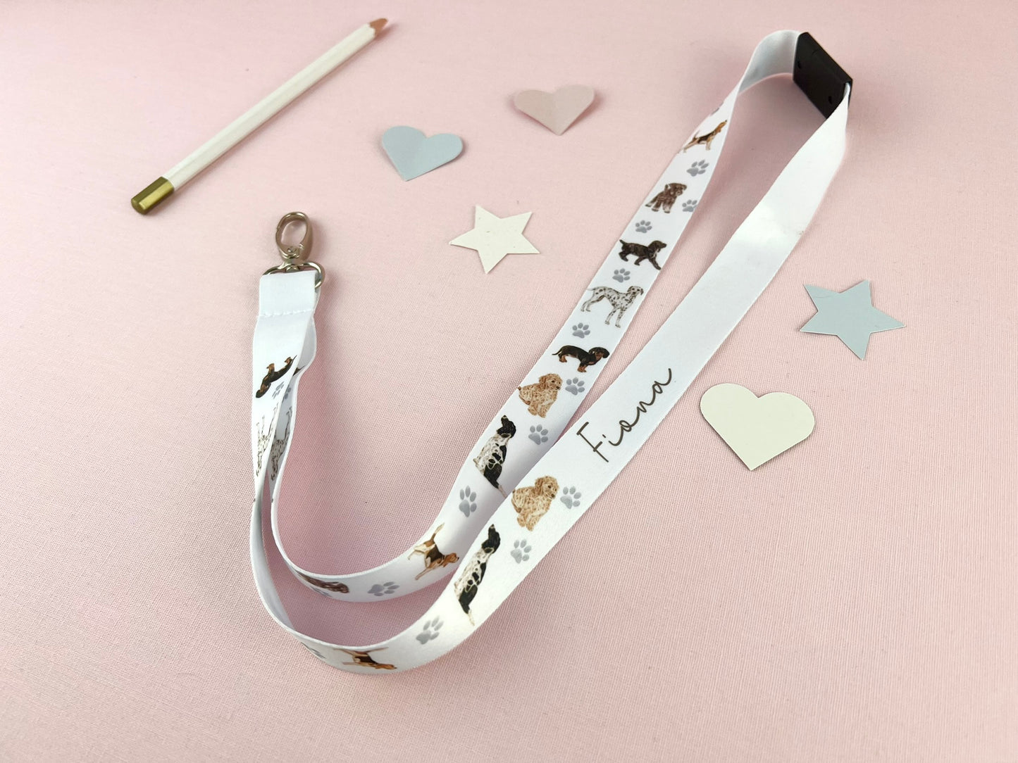 Dogs Personalised Lanyard