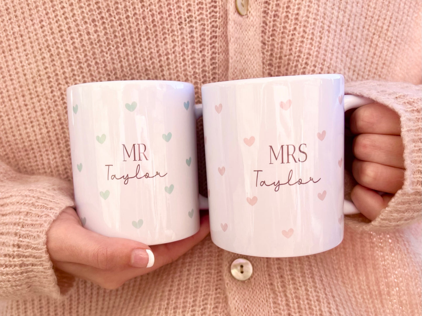 Mr & Mrs Personalised Mugs