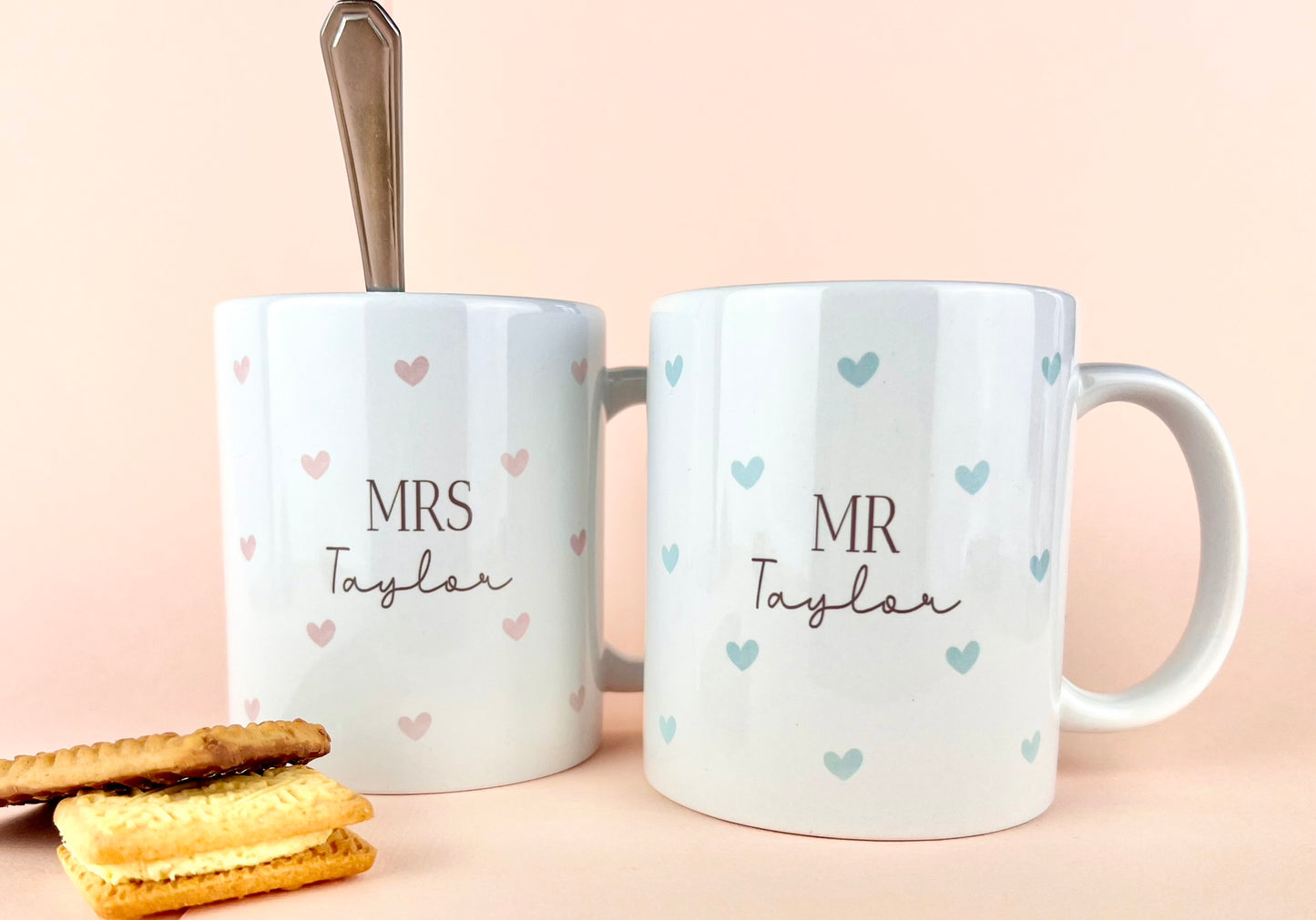 Mr & Mrs Personalised Mugs