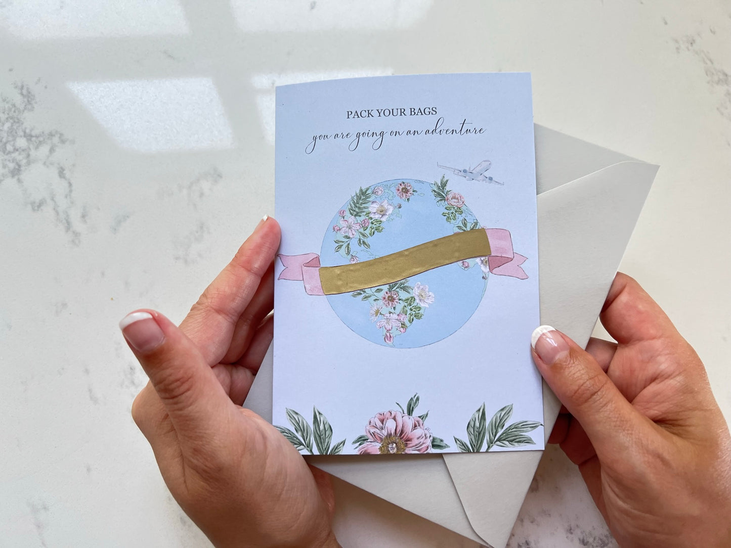 Pack Your Bags Scratch Reveal Card