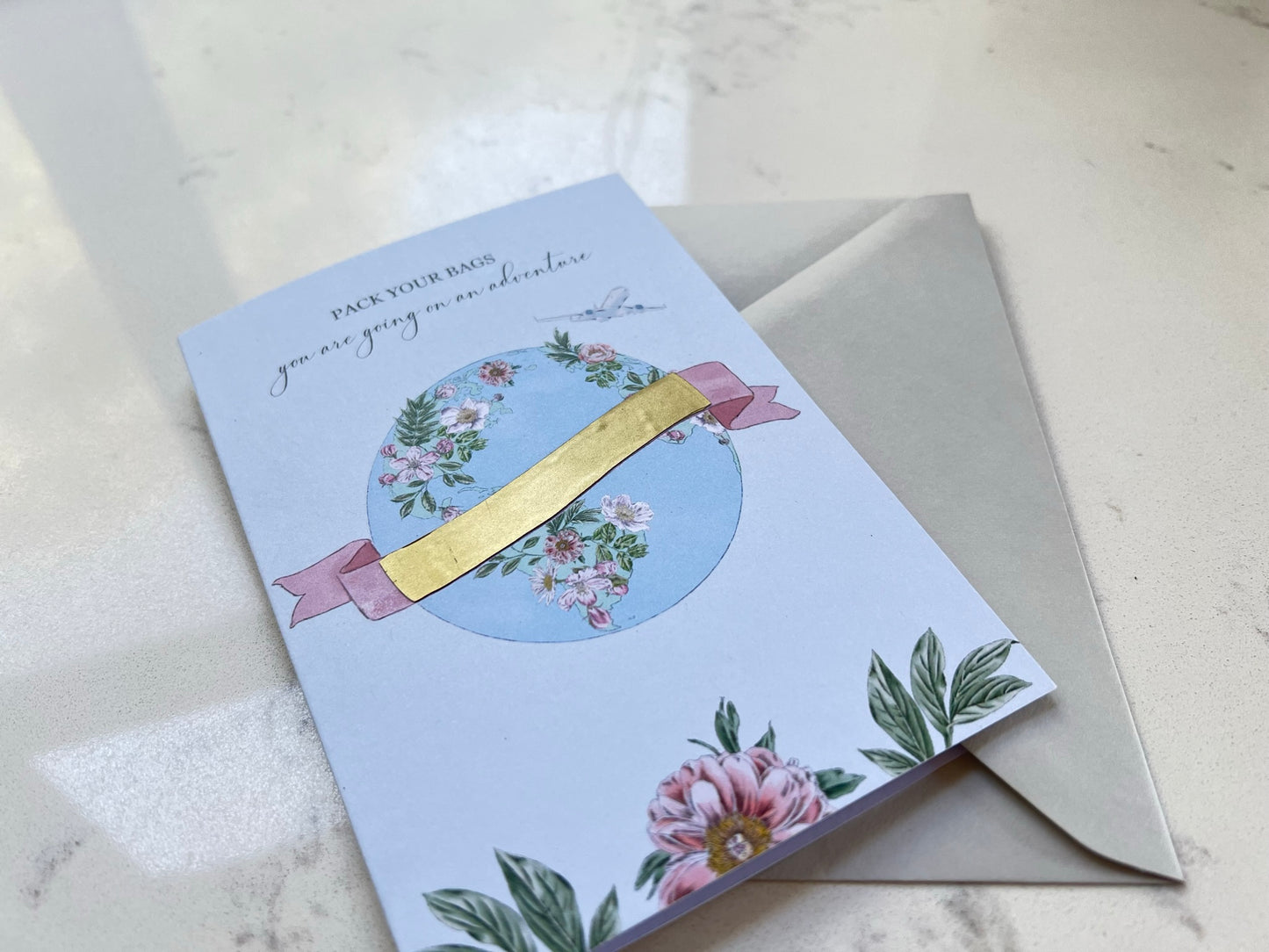 Pack Your Bags Scratch Reveal Card