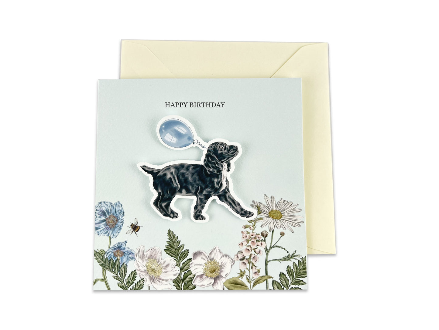 Puppy Birthday Balloon Card