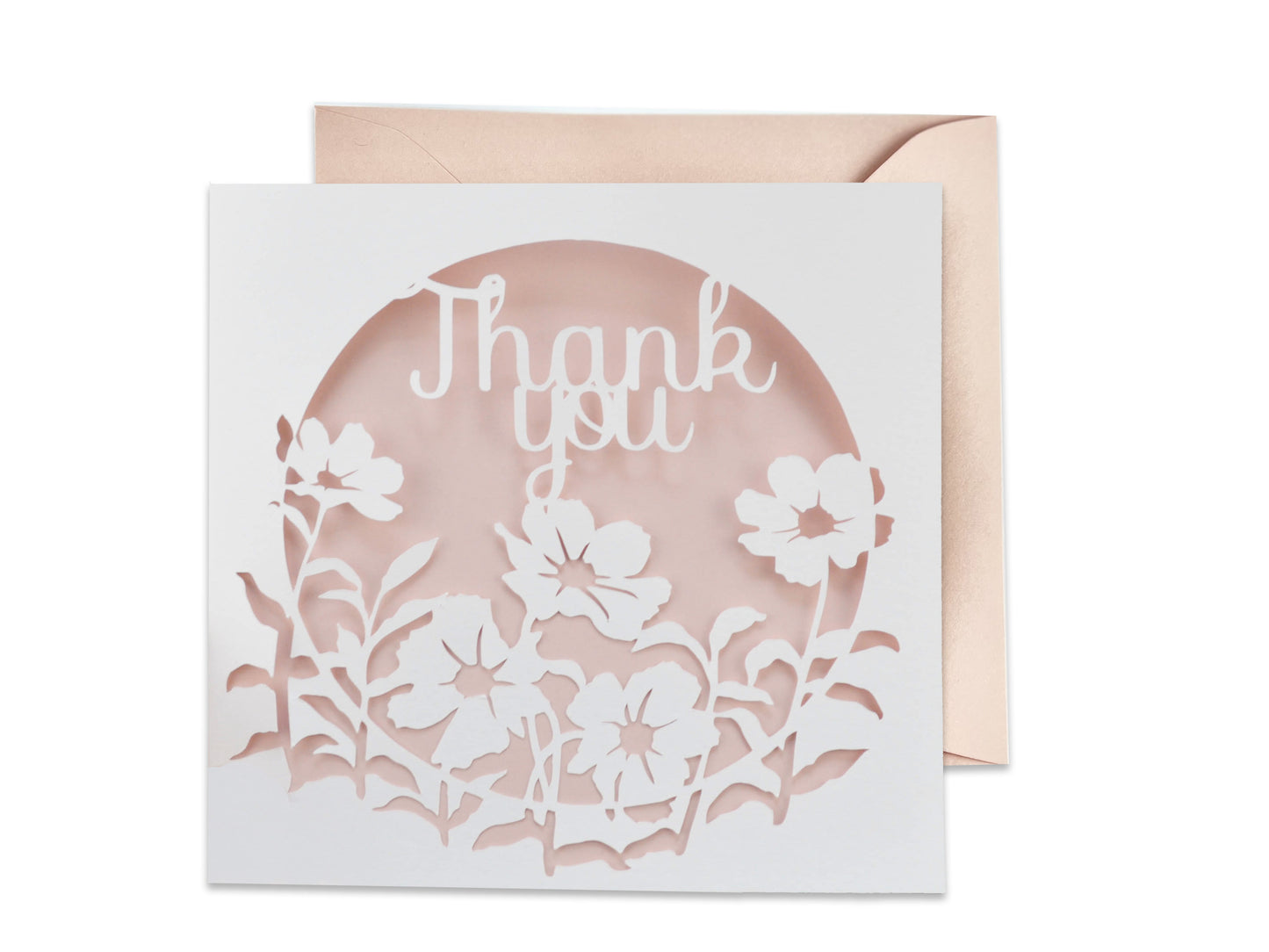 Thank You Papercut Card