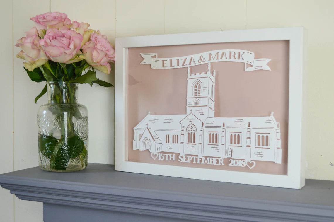 Custom Venue Portrait Art Framed