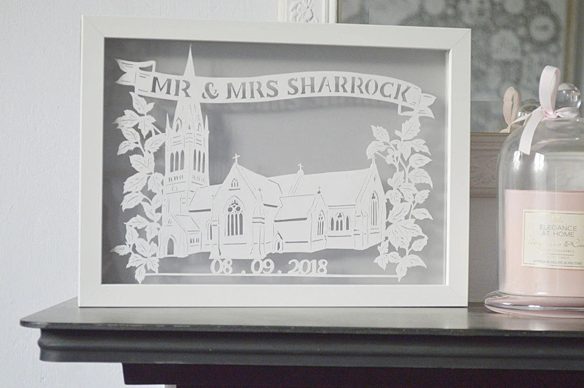 Custom Venue Portrait Art Framed