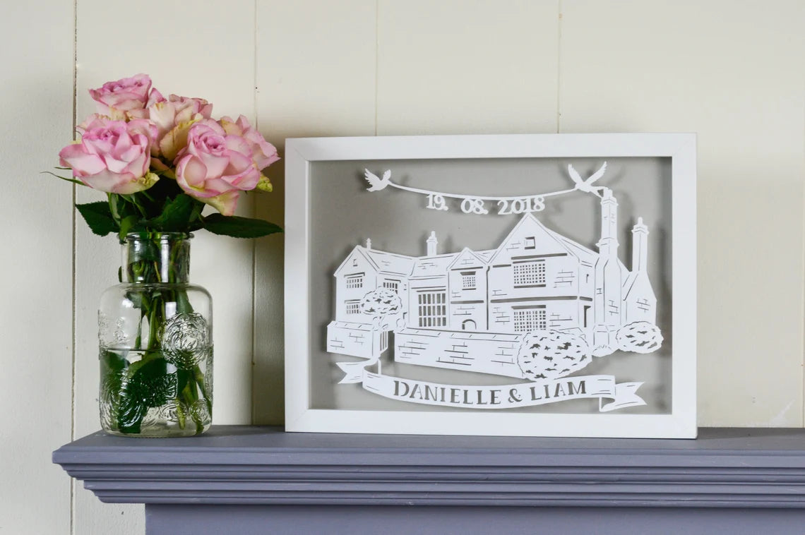 Custom Venue Portrait Art Framed