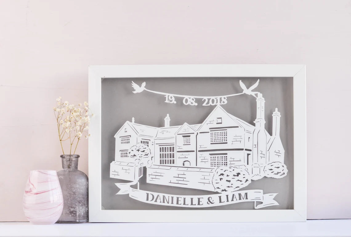 Custom Venue Portrait Art Framed
