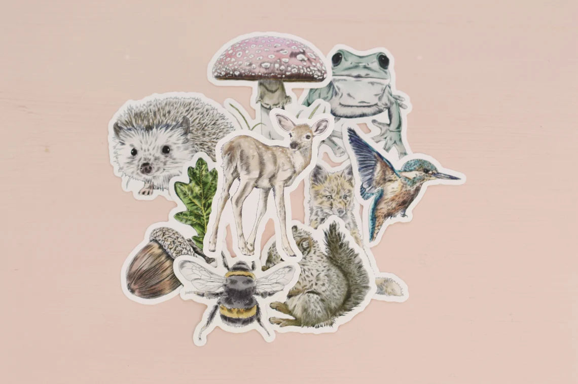 Woodland Stickers Large