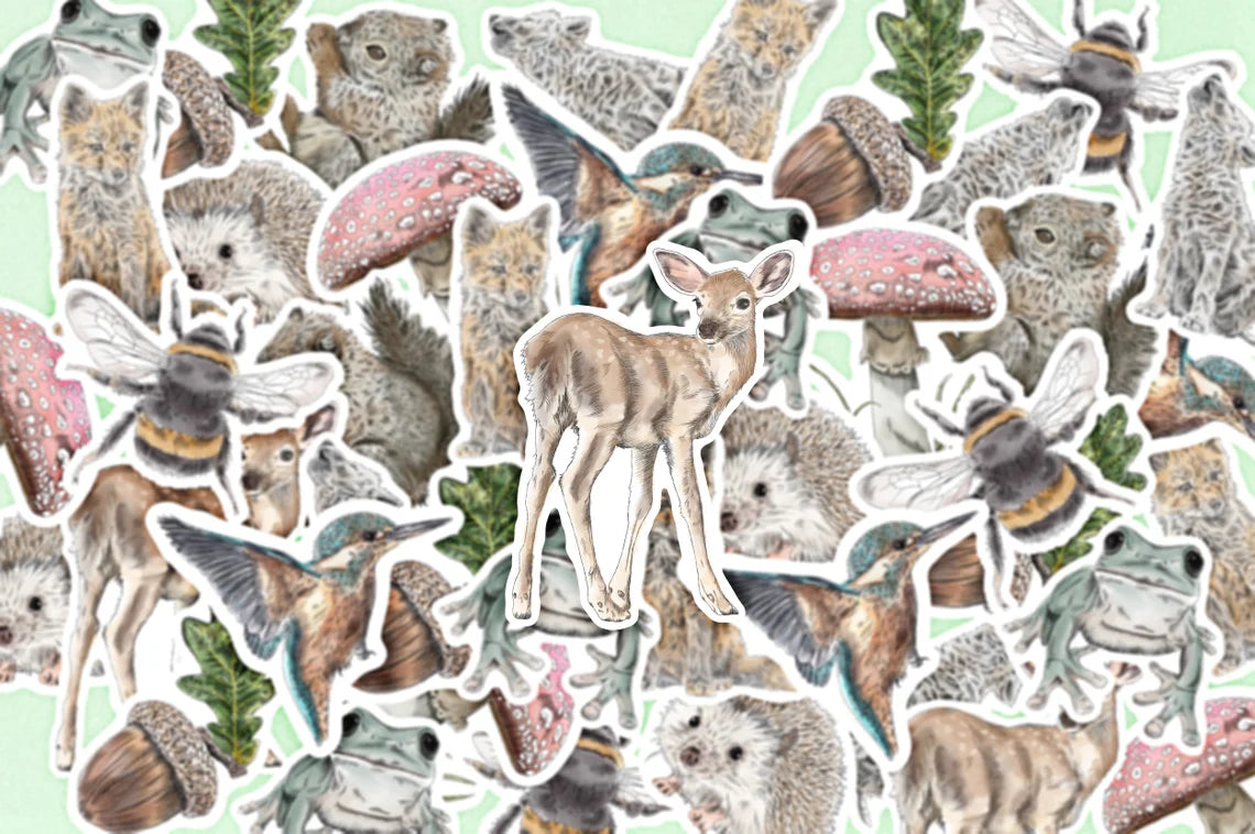 Woodland Stickers Large