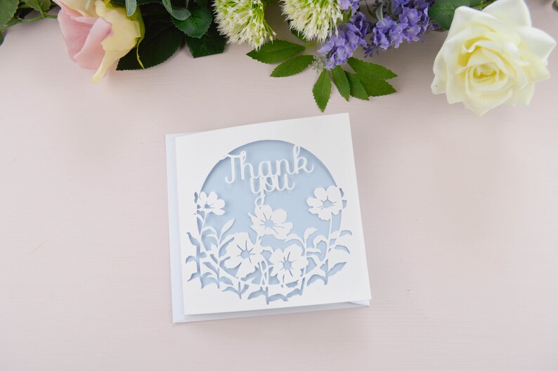 Thank You Papercut Card