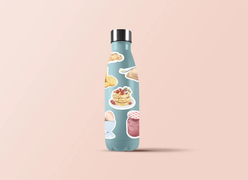 Breakfast Brunch Stickers Large