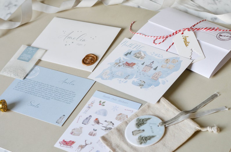 Personalised Letter From Santa North Pole Post