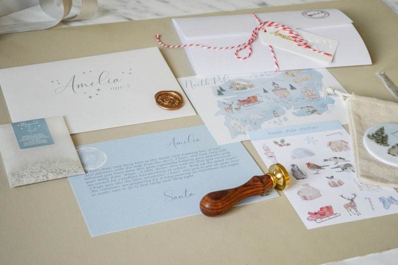 Personalised Letter From Santa North Pole Post