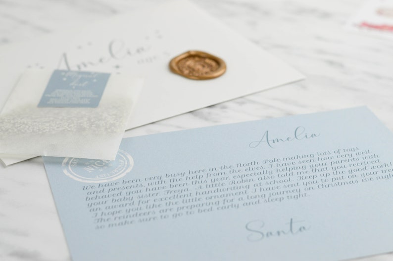 Personalised Letter From Santa North Pole Post
