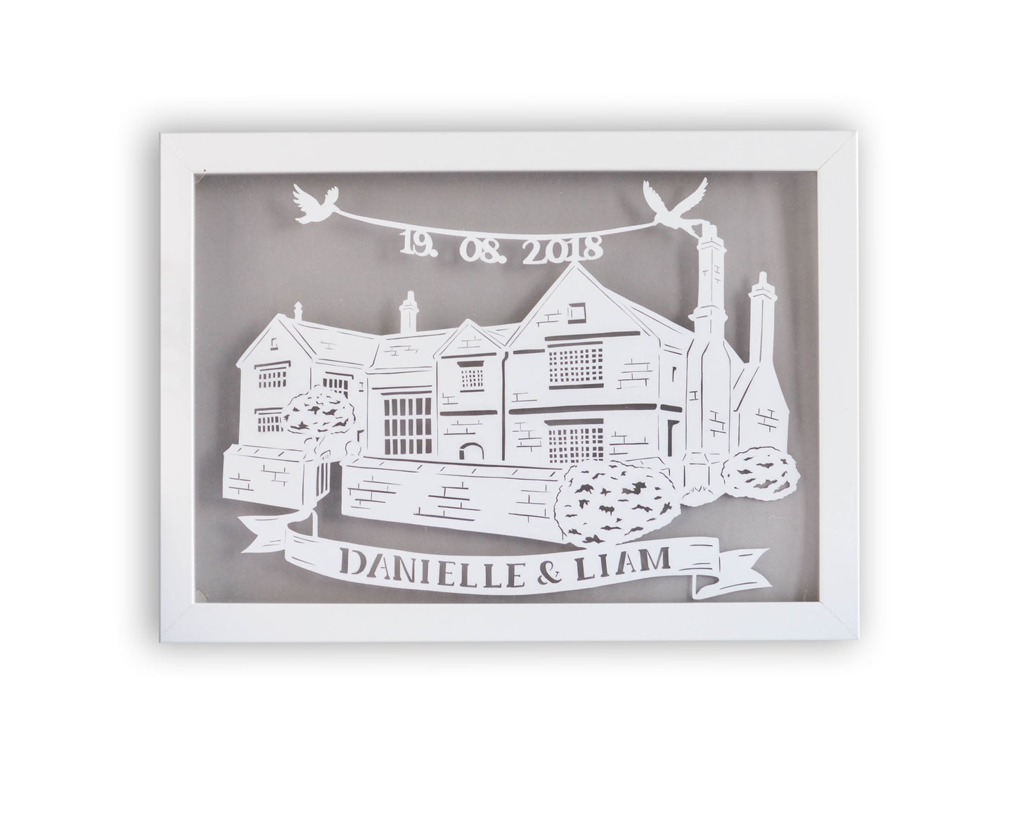 Custom Venue Portrait Art Framed