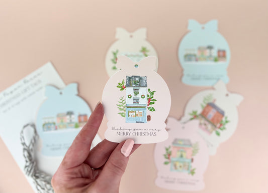 Christmas Shops Gift Tag Set