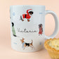 Christmas Dogs Personalised Mug