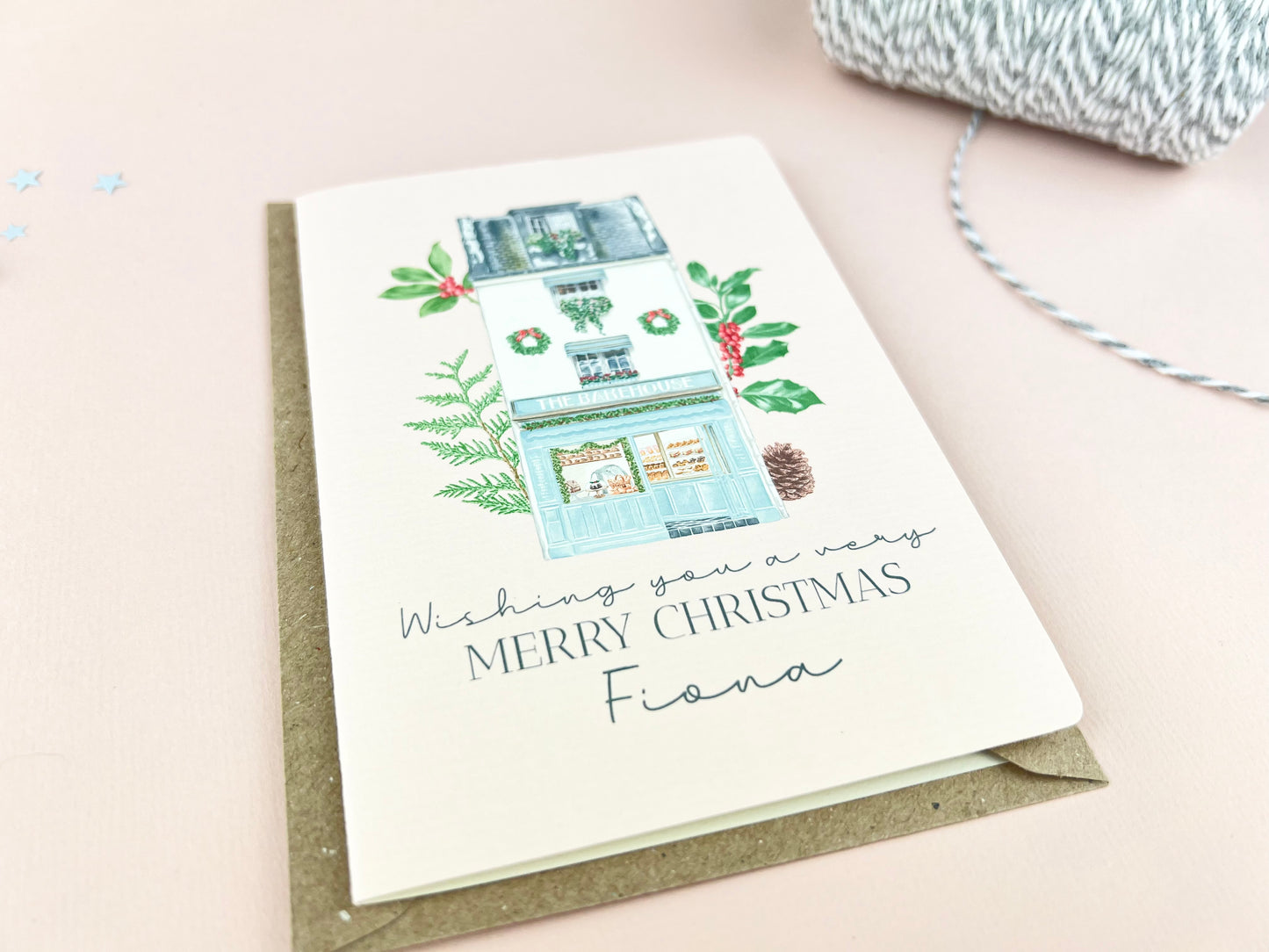 Christmas Bakery Personalised Card