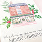 Christmas Book Shop Personalised Card