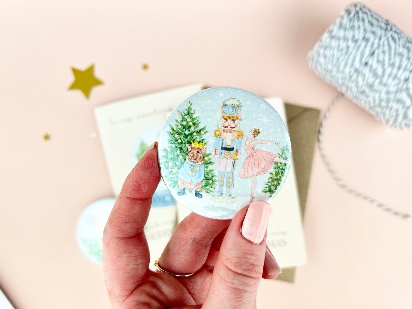 Nutcracker Badge Card Personalised