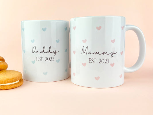 Personalised Mummy & Daddy Mugs