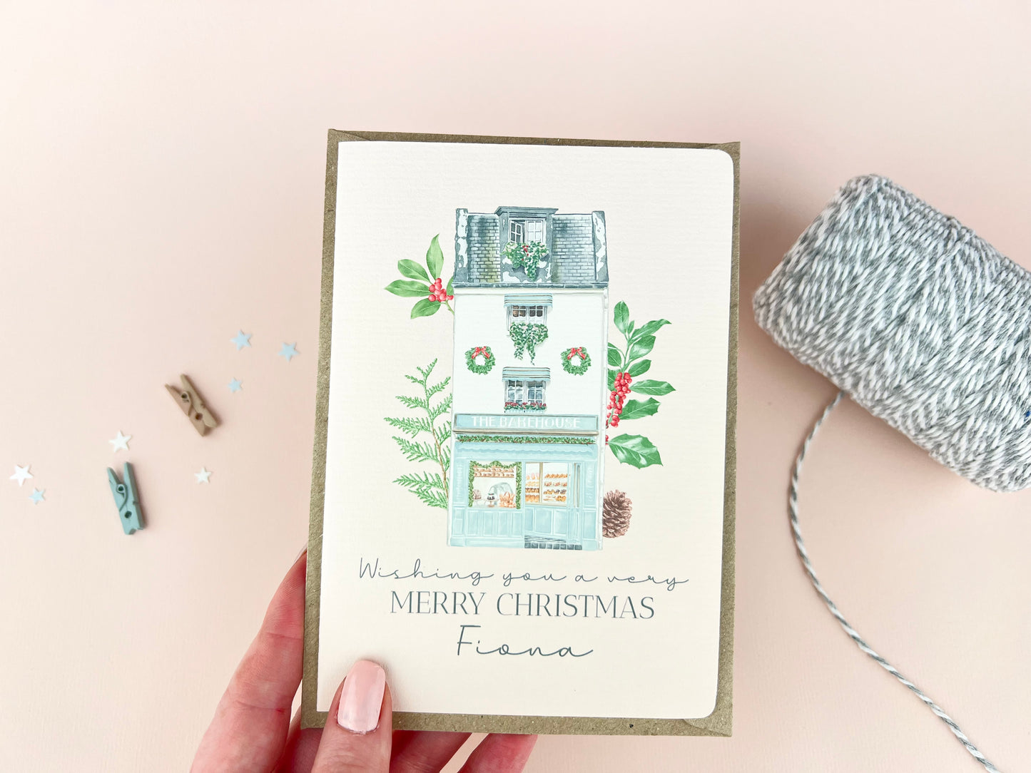 Christmas Bakery Personalised Card