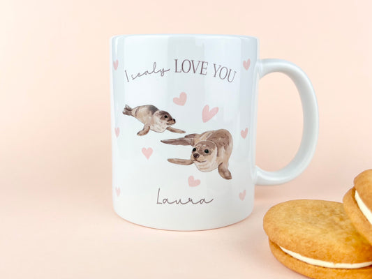 I Sealy Love You Personalised Mug