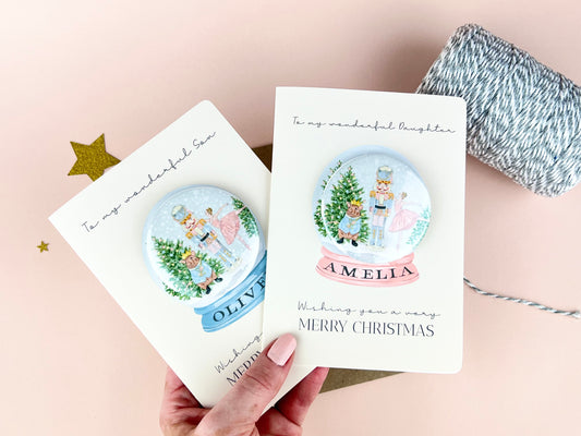 Nutcracker Badge Card Personalised