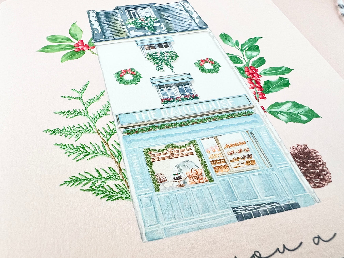 Christmas Bakery Personalised Card