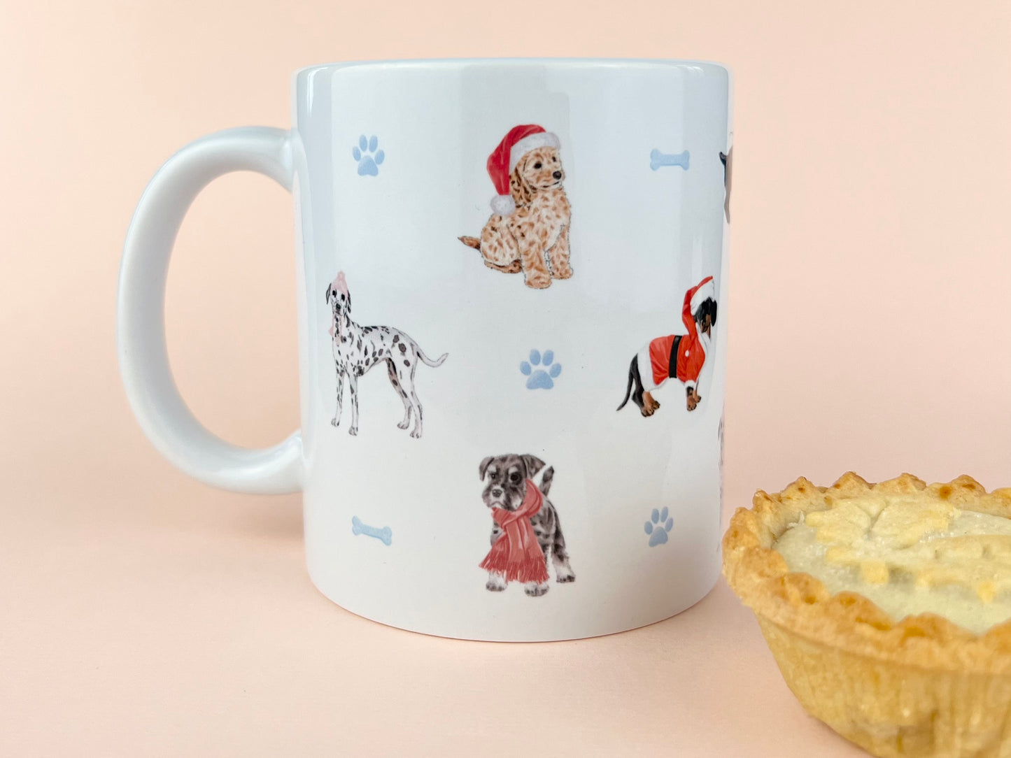 Christmas Dogs Personalised Mug