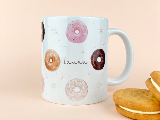 Donuts Personalised Mug