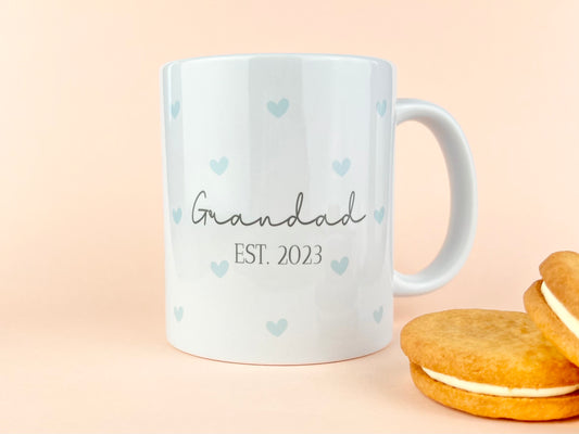 Personalised New Grandad Mug
