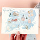 Nice List Badge Postcard Personalised