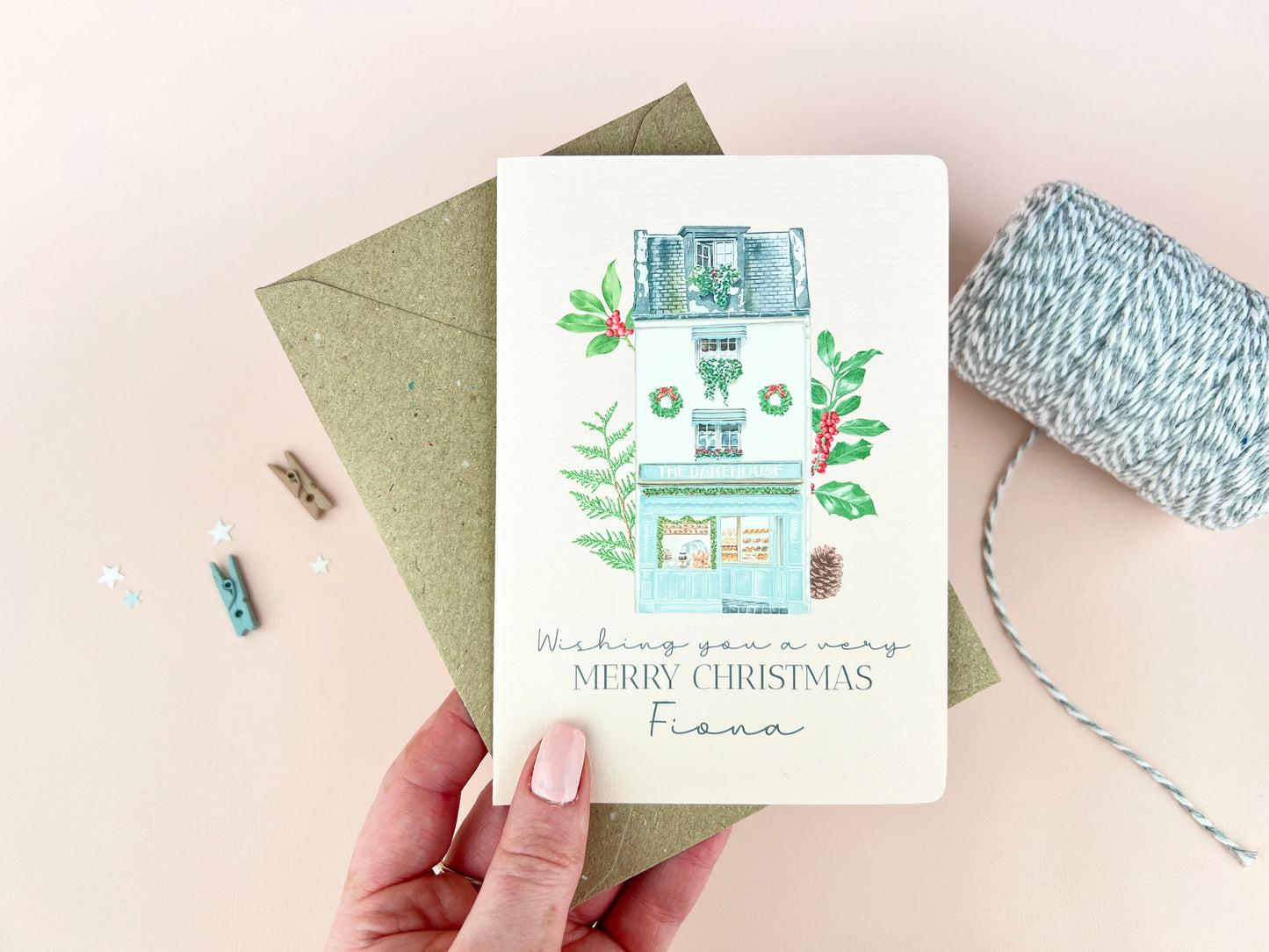 Christmas Bakery Personalised Card